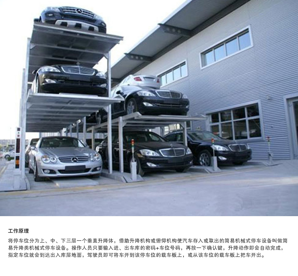 贵阳昆明PJS3D2三层地坑简易升降停车设备工作原理.jpg