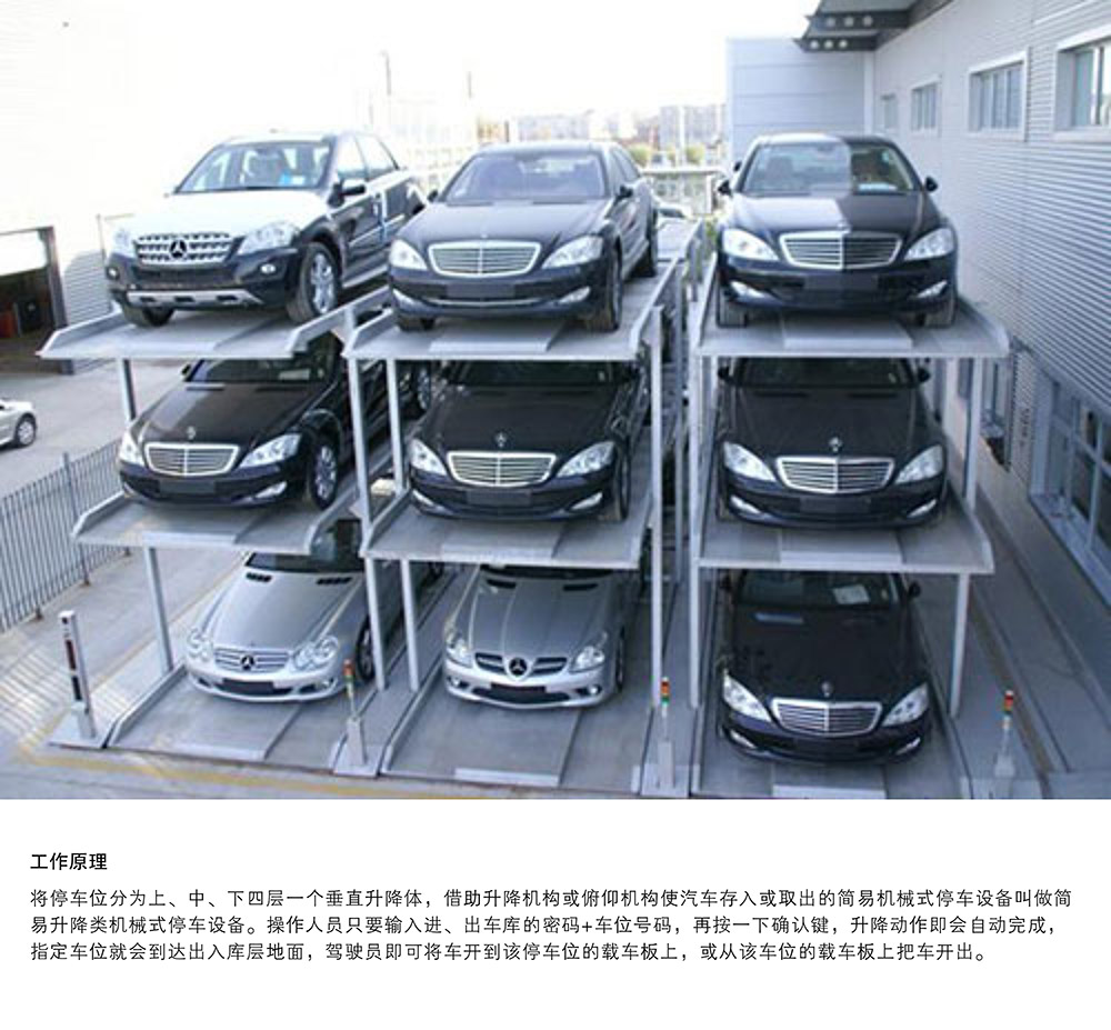 贵阳昆明PJS4D3四层地坑简易升降停车设备工作原理.jpg