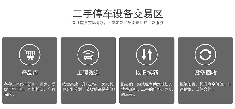 贵阳昆明二手停车设备交易关注客户实际需求.jpg